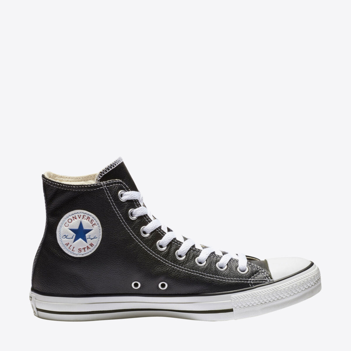  Chuck Taylor All Star Leather High Top Black