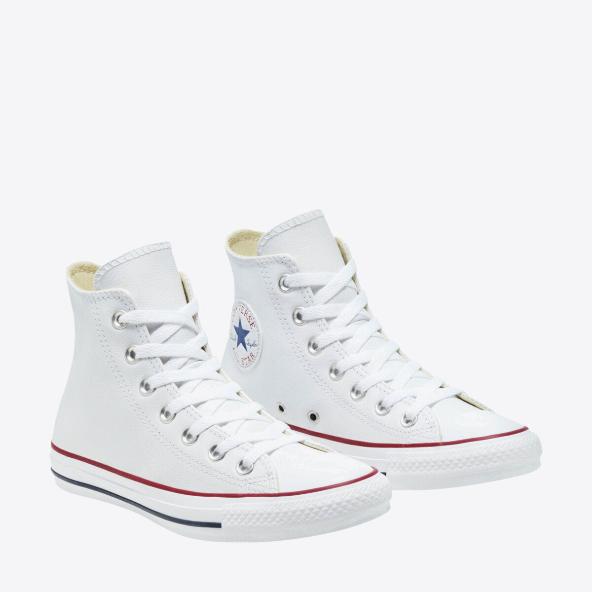  Chuck Taylor All Star Leather High Top White