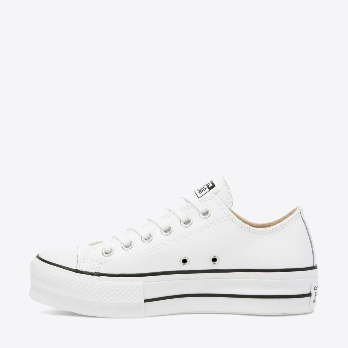  Chuck Taylor All Star Leather Lift Low White/Black