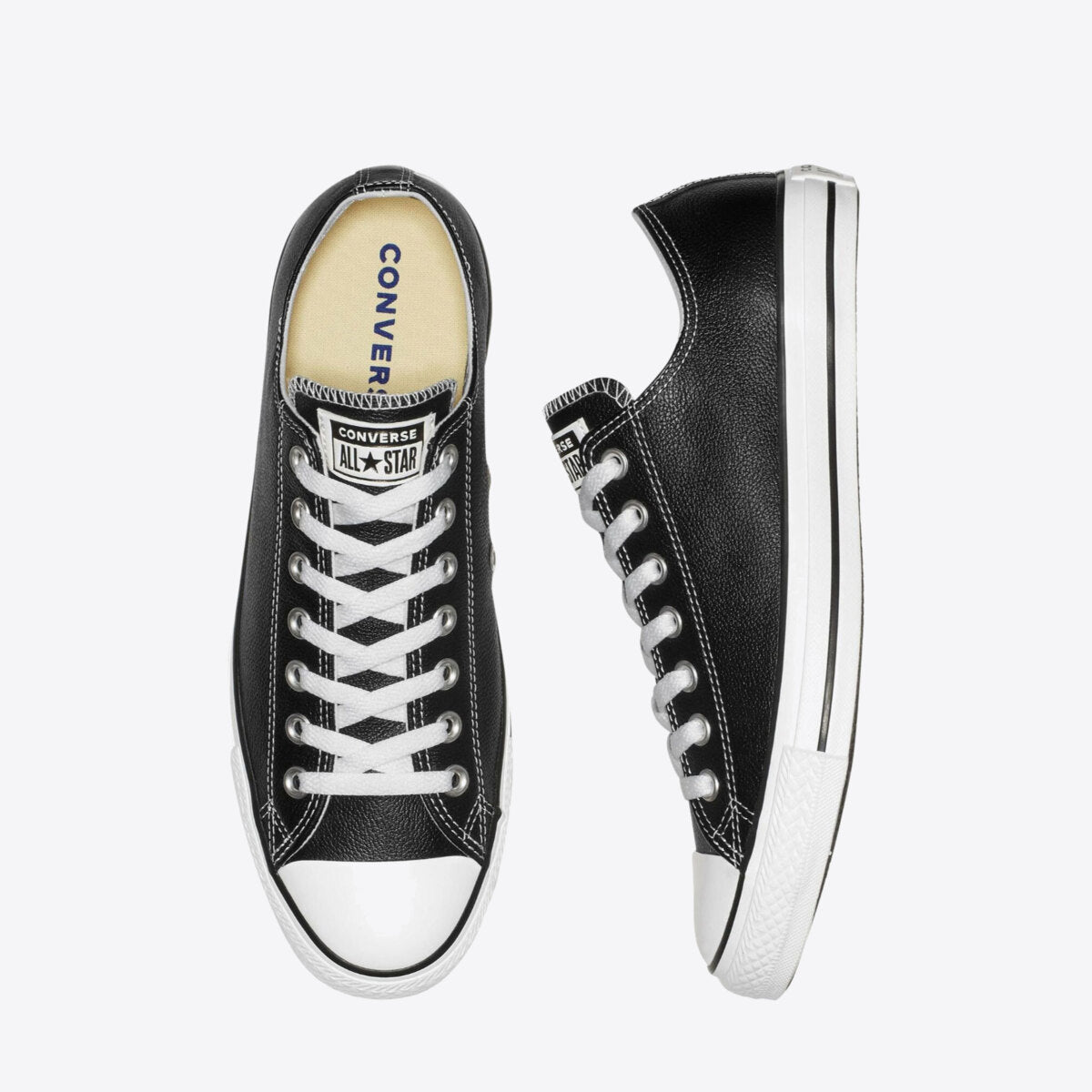  Chuck Taylor All Star Leather Low Top Black